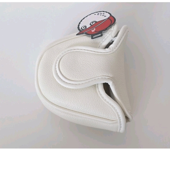 Malbon Golf Club Mallet Putter Headcover White Magnetic NEW - Picture 10 of 11